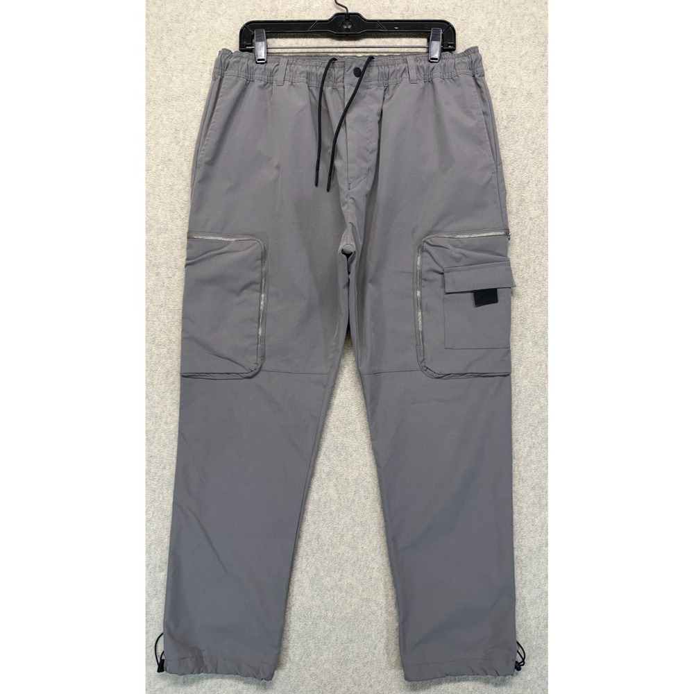 Zanerobe Mens Jumpa+ Tech Cargo Pant Gray Lightweight Performance Outdoor 34
